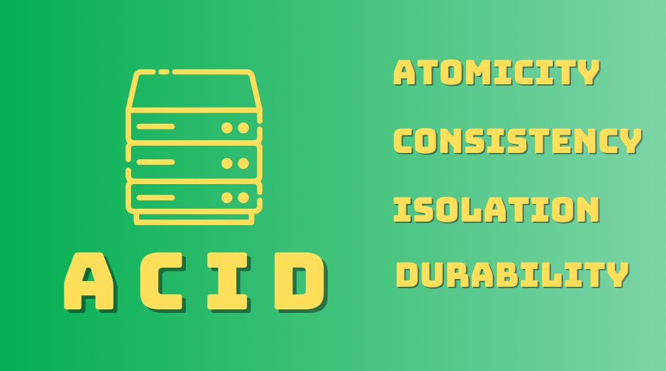 The ACID properties in SQL database